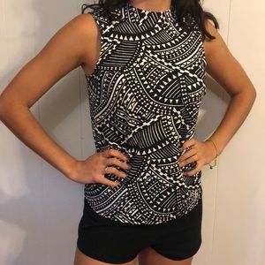 Mock neck tank top size 10